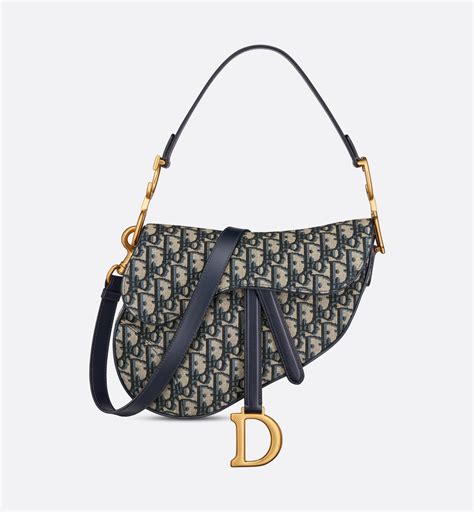 dior blue oblique bag|Dior oblique saddle bag.